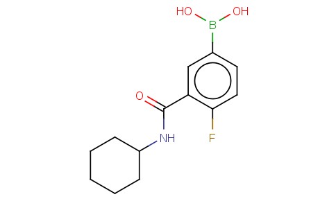 3-(CYCLOHEXYLCARBAMOYL)-4-FLUOROPHENYLBORONIC ACID
